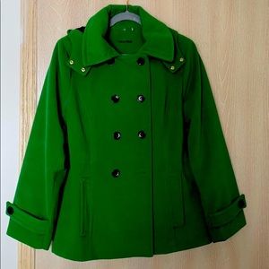 Calvin Klein Green Peacoat